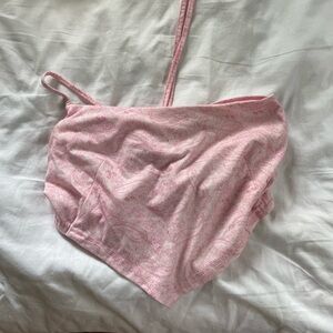 pink bandana shein shirt